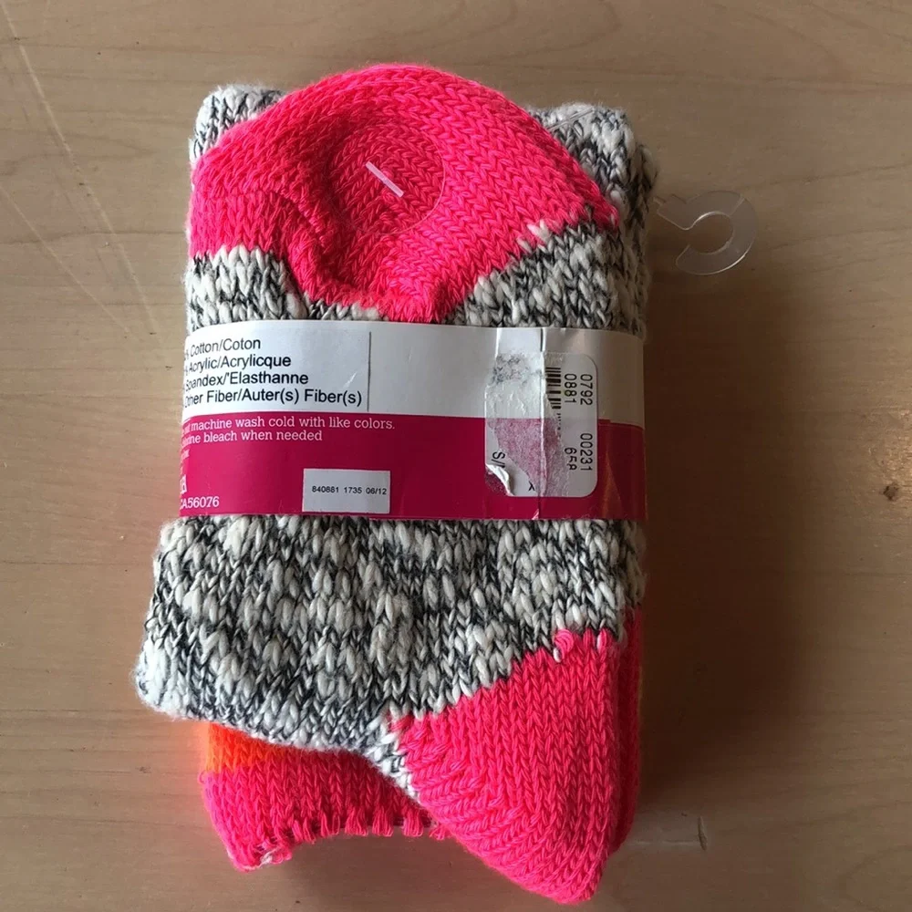 JUSTICE Boot Socks shoe size 13-5 NEW